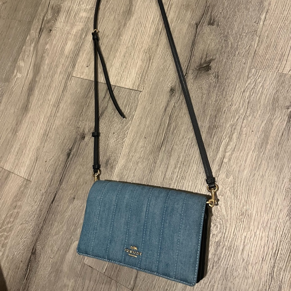 Coach Denim Crossbody Purse